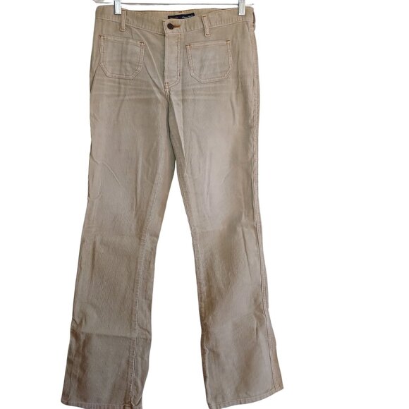 Vintage Abercrombie & Fitch Bootcut Flare Corduroy Button Jeans 90s Y2K - Picture 1 of 7